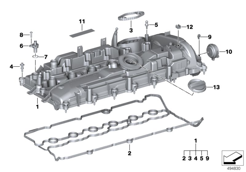 Gasket Set, Cylinder Head Cover