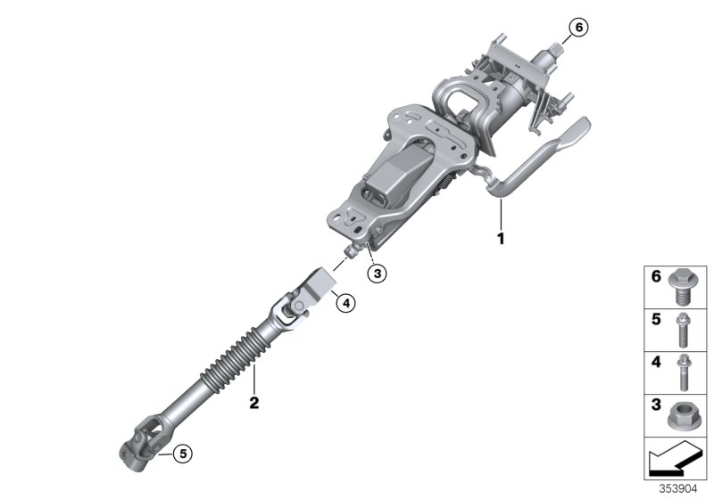 MINI Manually Adjust. Steering Column