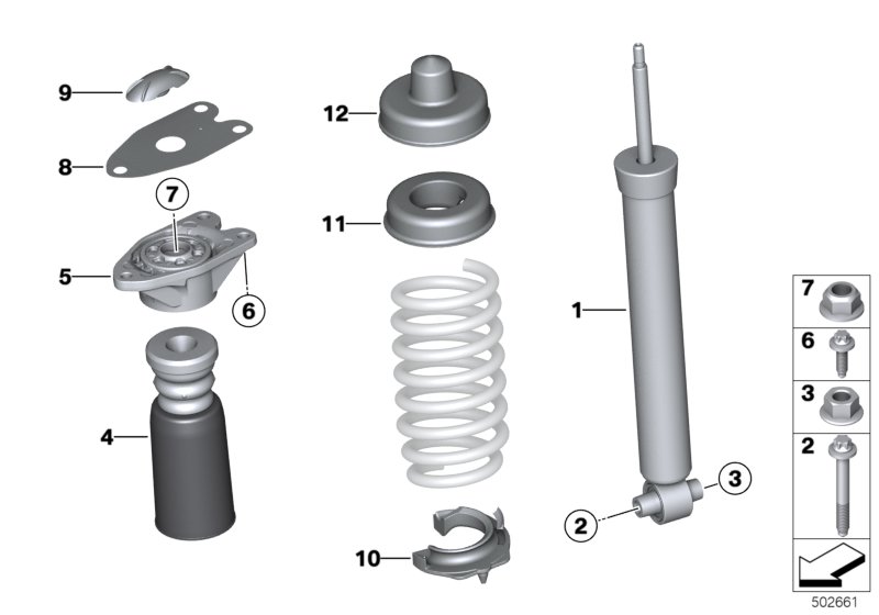 Shock Absorber, Rear
