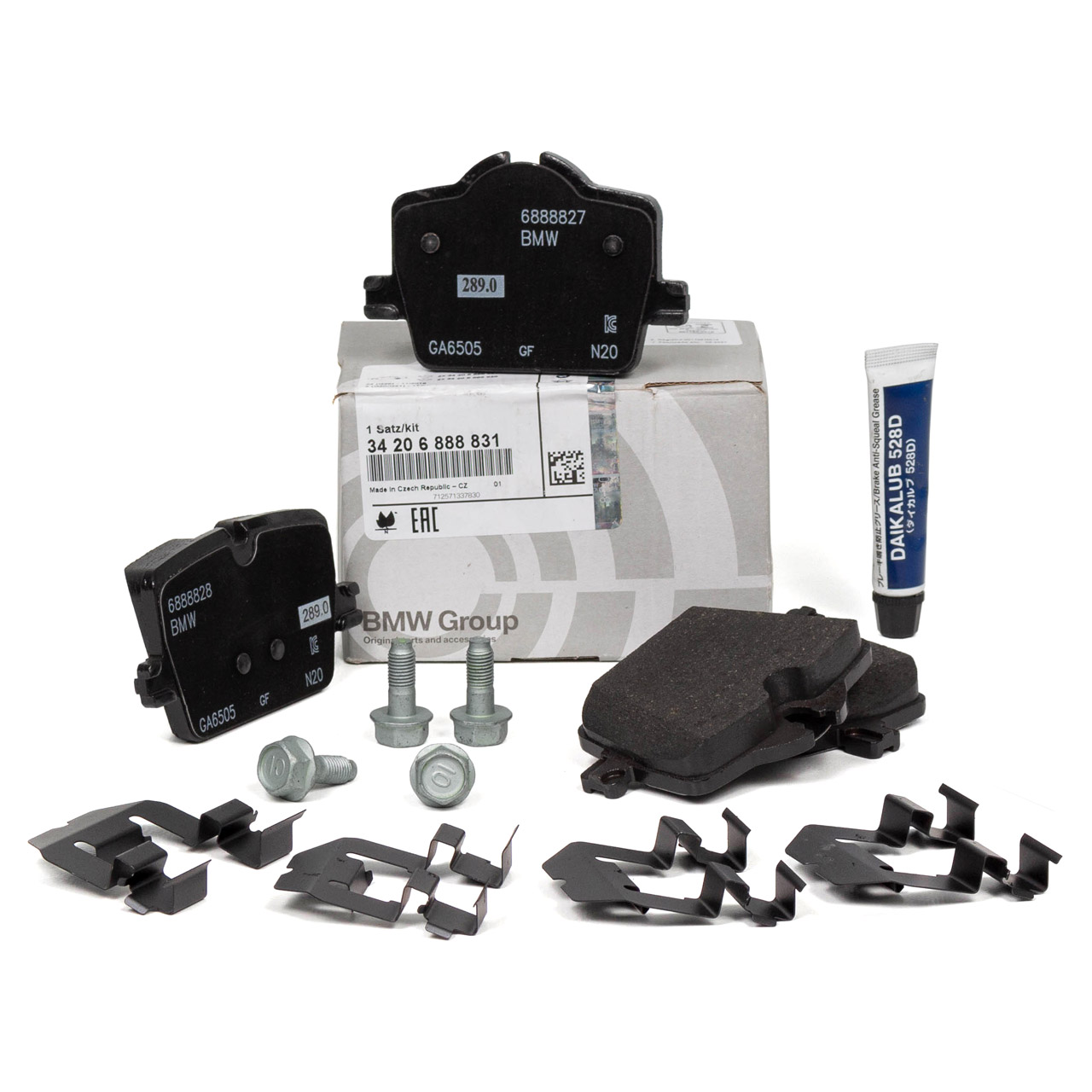 Repair Kit, Brake Pads Asbestos-Free
