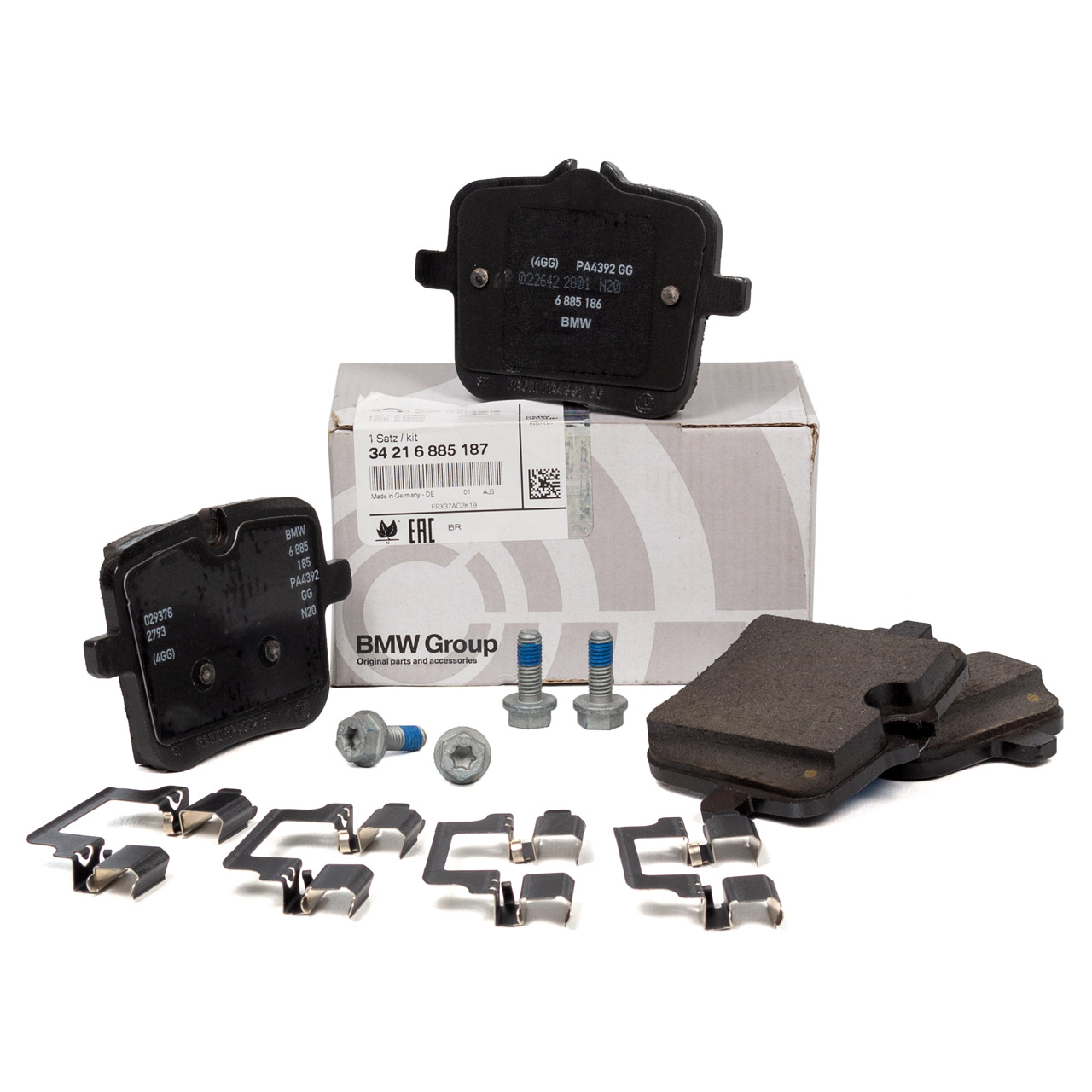 Repair Kit, Brake Pads Asbestos-Free