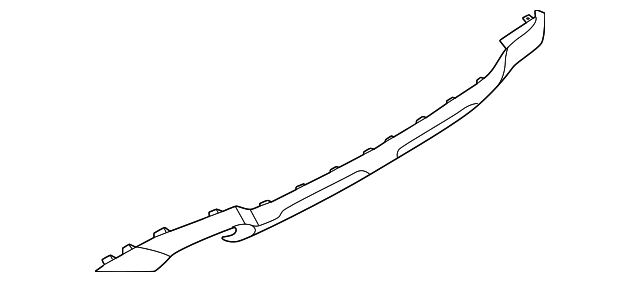 Trim Panel, Bumper, Rear, Bottom
