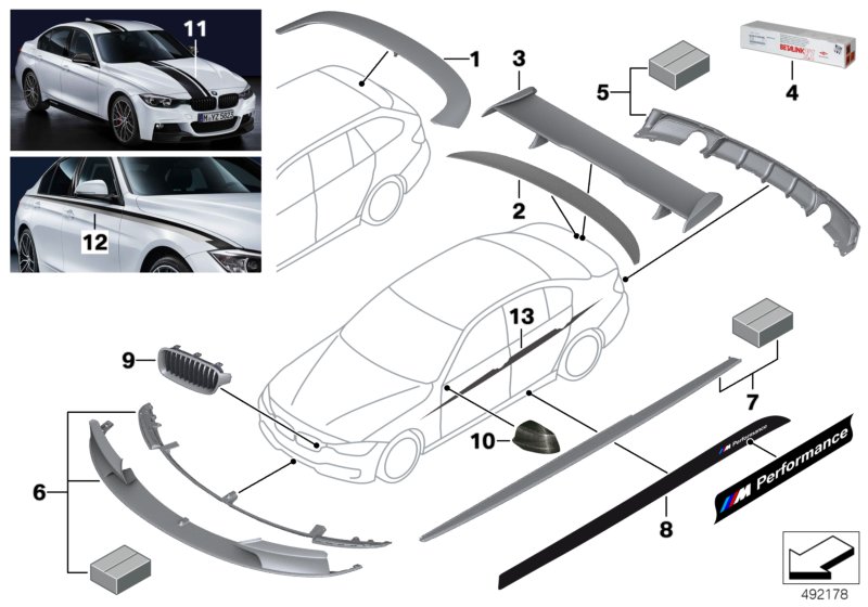 Foil, Side Strip, Left / Right
