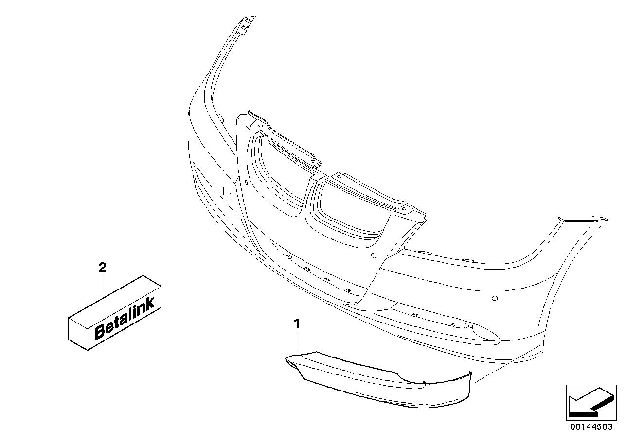 Mounted Part Front Apron On Left
