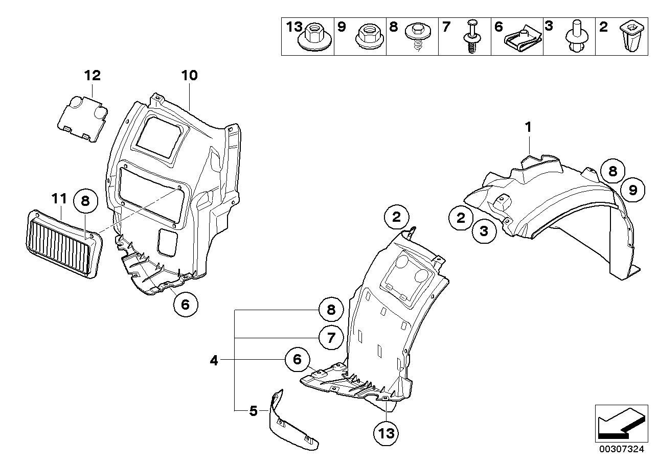 Cover, Wheel Housing, Front Left