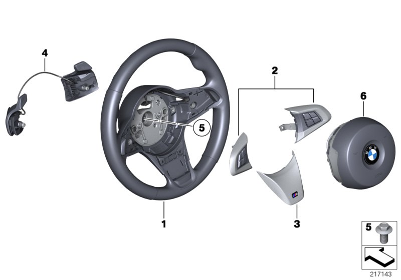 Set, Multifunction Switch, M-Sport