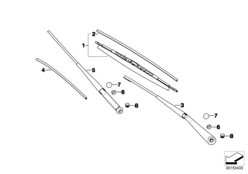 Wiper Rubber X3