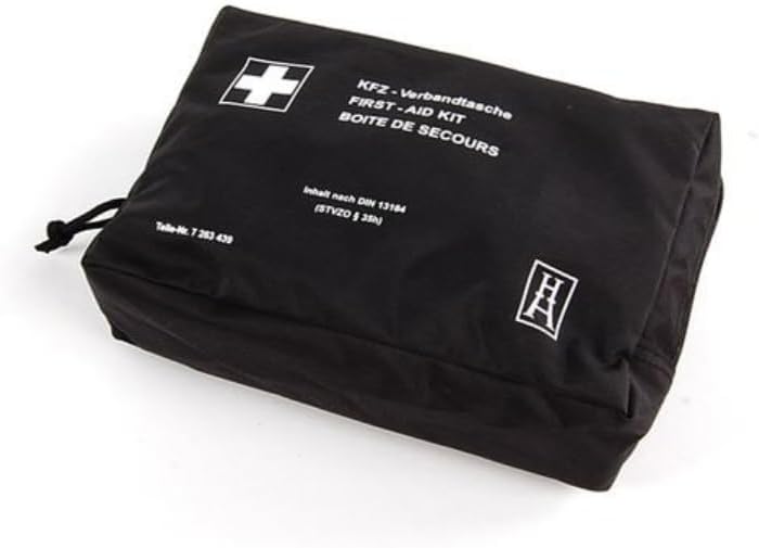 First Aid Kit Pouch, Black