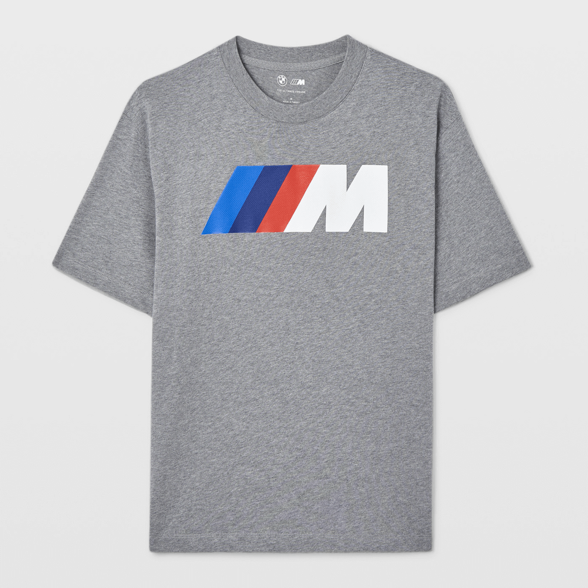 BMW M T-Shirt Logo Unisex Grey